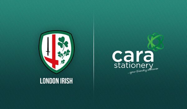Cara Stationary set to be Official Match Sponsor of London Irish v Sale Sharks